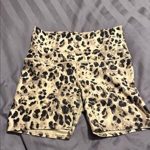 Leopard Print Women's Shorts